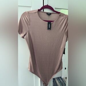 EXPRESS ROSE GOLD BODYSUIT